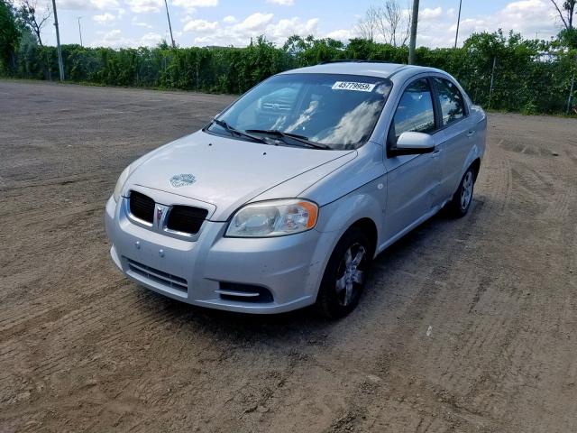 KL2TD55687B043465 - 2007 PONTIAC WAVE SILVER photo 2