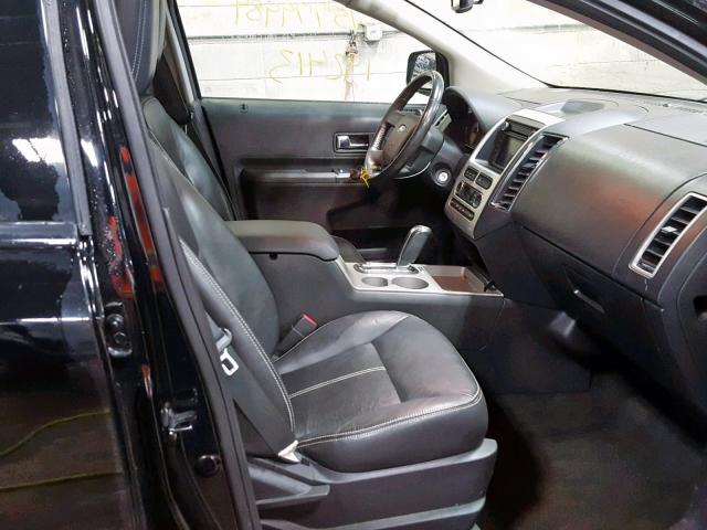 2FMDK48C08BA43910 - 2008 FORD EDGE SEL BLACK photo 5