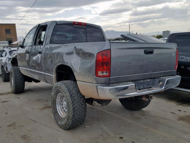 1D7KS28DX5J633330 - 2005 DODGE RAM 2500 S ნაცრისფერი ფოტო 3