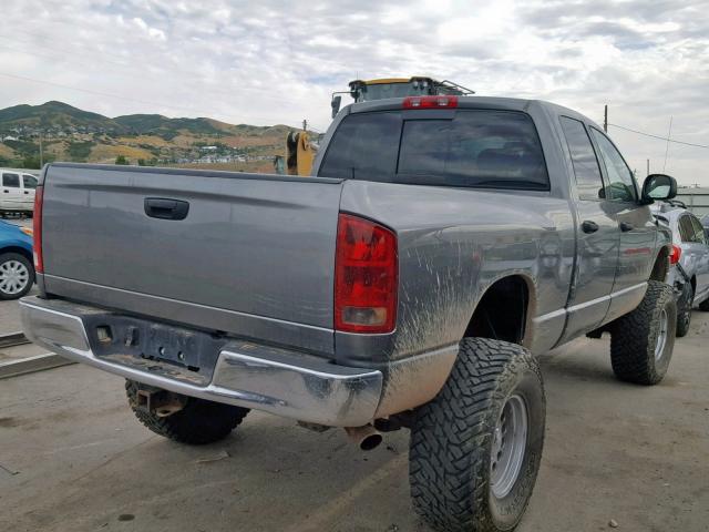 1D7KS28DX5J633330 - 2005 DODGE RAM 2500 S ნაცრისფერი ფოტო 4