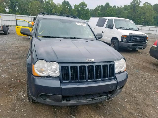 1J8GR48K38C165562 - 2008 JEEP GRAND CHER BLUE photo 9