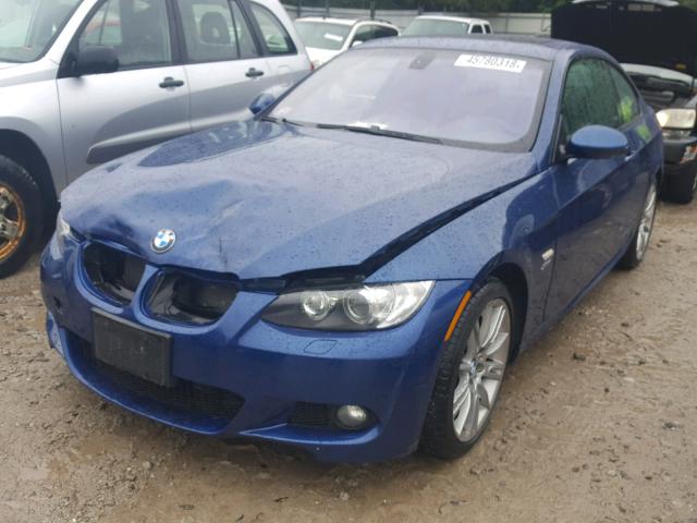 WBAWC73549E274512 - 2009 BMW 335 XI BLUE photo 2