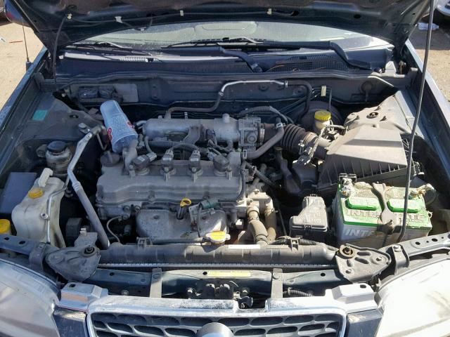 3N1CB51A13L557022 - 2003 NISSAN SENTRA GXE BLUE photo 7