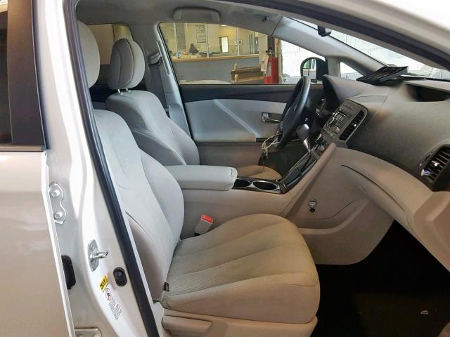 4T3BE11A89U004345 - 2009 TOYOTA VENZA WHITE photo 5