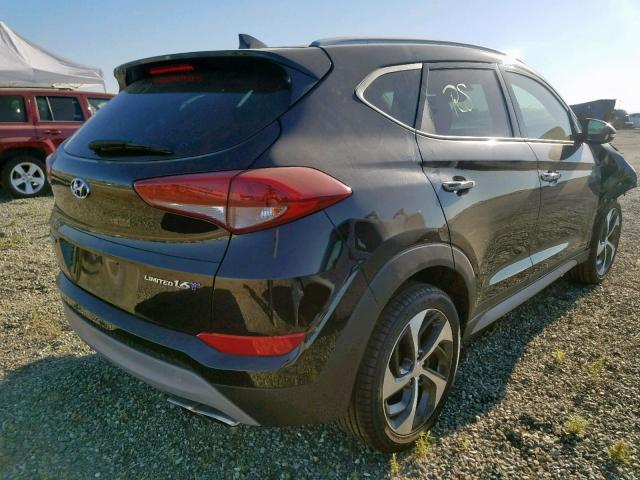 KM8J33A28HU374420 - 2017 HYUNDAI TUCSON LIM BLACK photo 4