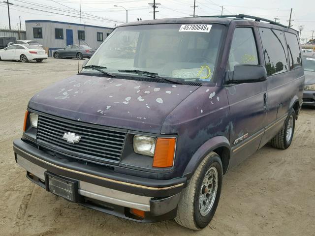 1GNDM19Z7MB161430 - 1991 CHEVROLET ASTRO PURPLE photo 2