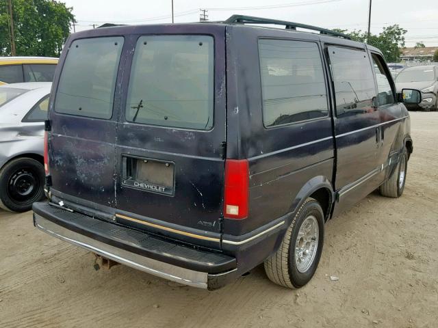 1GNDM19Z7MB161430 - 1991 CHEVROLET ASTRO PURPLE photo 4