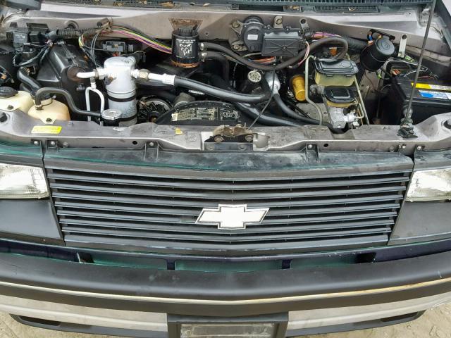 1GNDM19Z7MB161430 - 1991 CHEVROLET ASTRO PURPLE photo 7