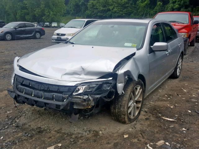 3FAHP0CG1BR336210 - 2011 FORD FUSION SEL SILVER photo 2