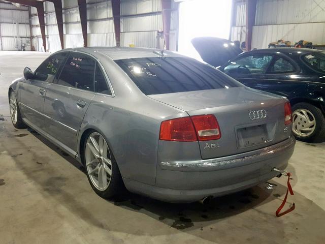 WAUML44E06N018643 - 2006 AUDI A8 L QUATT GRAY photo 3