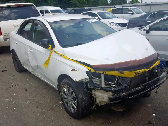 KNAFU4A2XA5863220 - 2010 KIA FORTE EX WHITE photo 1