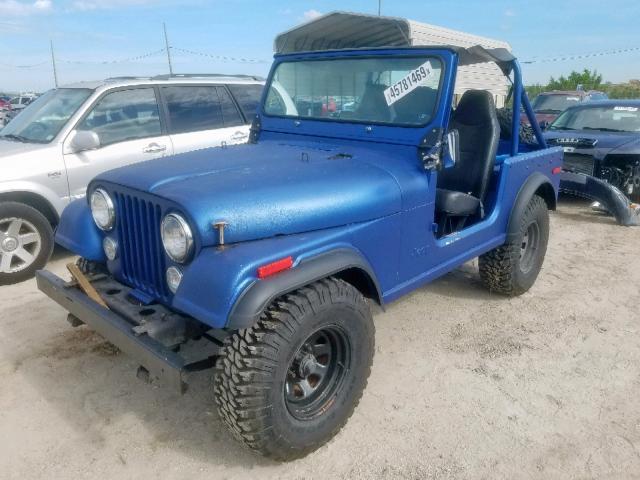 J9F93AC817314 - 1979 JEEP CJ BLUE photo 2