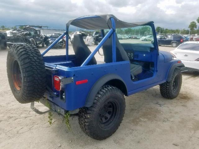 J9F93AC817314 - 1979 JEEP CJ BLUE photo 4