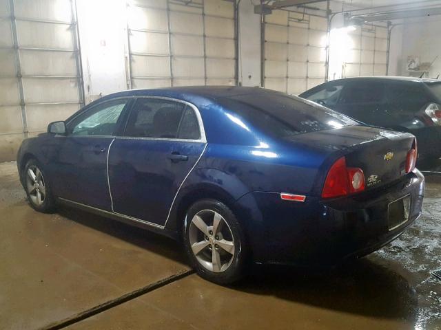 1G1ZC5EU7BF369681 - 2011 CHEVROLET MALIBU 1LT 蓝色 照片 3