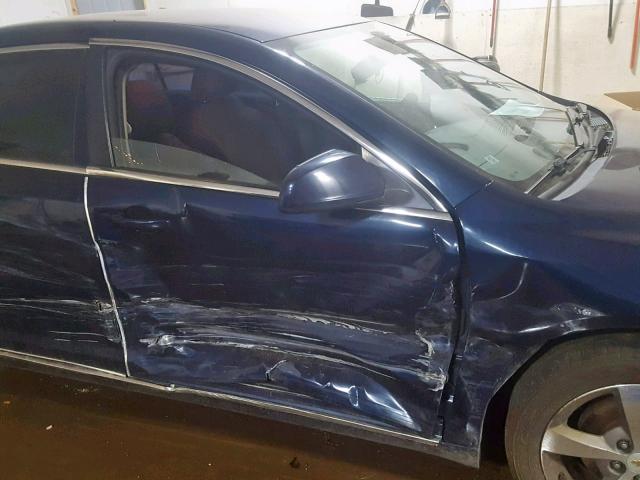 1G1ZC5EU7BF369681 - 2011 CHEVROLET MALIBU 1LT 蓝色 照片 9