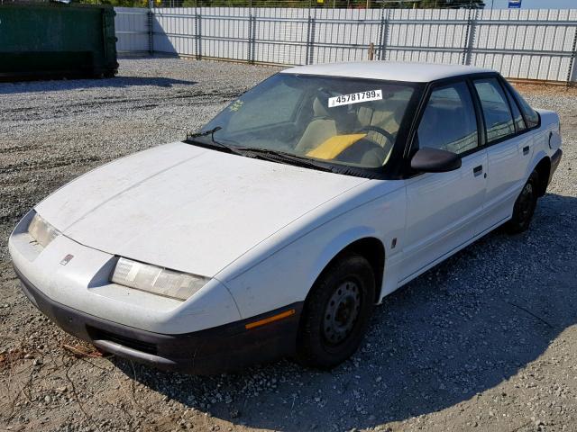 1G8ZH5289SZ372266 - 1995 SATURN SL1 WHITE photo 2