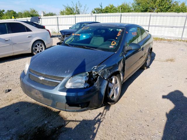 1G1AL15F567627204 - 2006 CHEVROLET COBALT LT GRAY photo 2