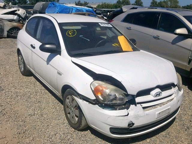 KMHCM36C28U080793 - 2008 HYUNDAI ACCENT GS WHITE photo 1