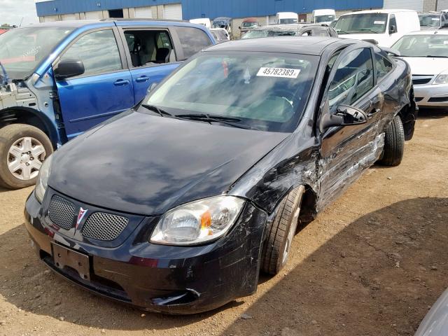 1G2AN15B977305203 - 2007 PONTIAC G5 GT BLACK photo 2