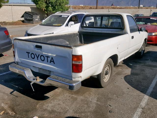 JT4RN82P6M5028167 - 1991 TOYOTA PICKUP 1/2 WHITE photo 4