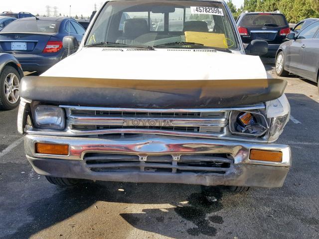 JT4RN82P6M5028167 - 1991 TOYOTA PICKUP 1/2 WHITE photo 9