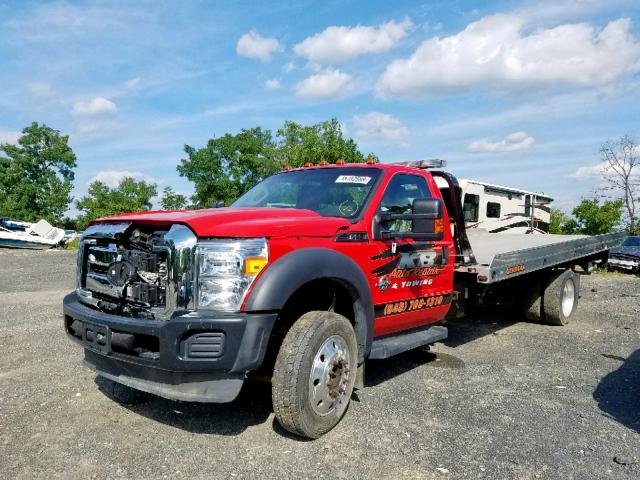 1FDUF5HT4GEA46337 - 2016 FORD F550 SUPER RED photo 2