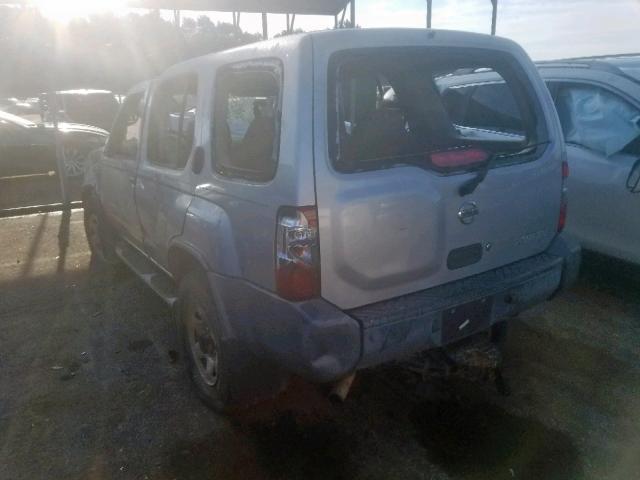 5N1DD28T24C615262 - 2004 NISSAN XTERRA XE SILVER photo 3