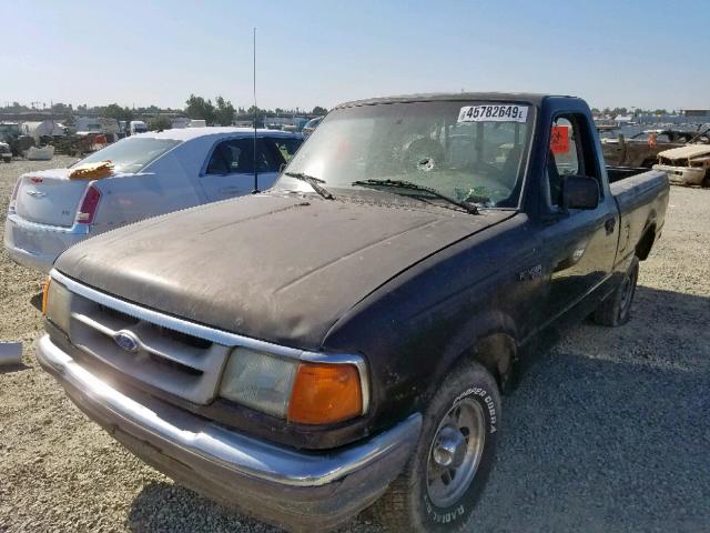 1FTCR10A3SPA96766 - 1995 FORD RANGER BLACK photo 2