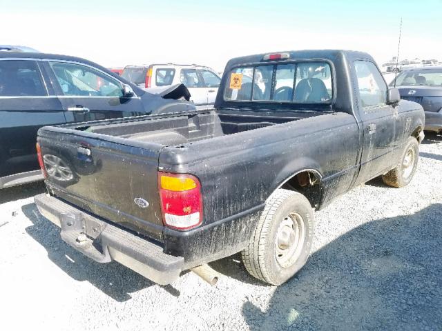 1FTCR10A3SPA96766 - 1995 FORD RANGER BLACK photo 4