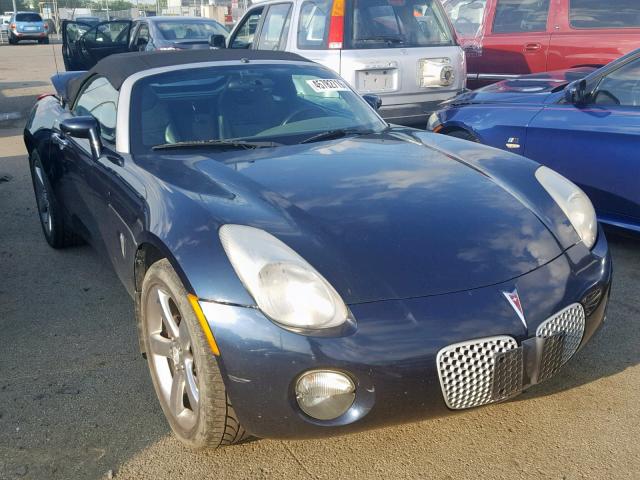 1G2MB35B07Y125801 - 2007 PONTIAC SOLSTICE BLACK photo 1