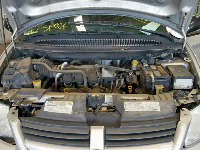 1D4GP45R86B582776 - 2006 DODGE CARAVAN SX SILVER photo 7