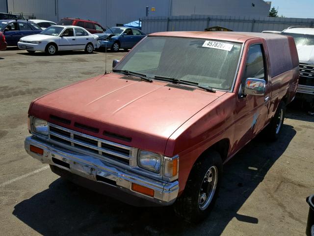 1N6SD11S9NC320889 - 1992 NISSAN TRUCK SHOR RED photo 2