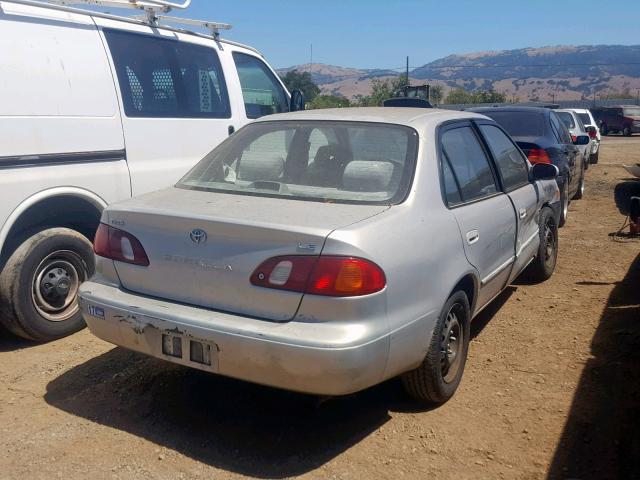 1NXBR18E6XZ259546 - 1999 TOYOTA COROLLA VE SILVER photo 4