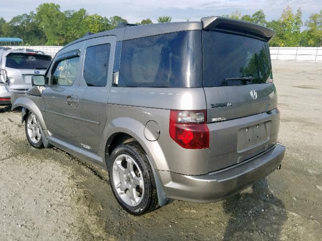 5J6YH18997L016978 - 2007 HONDA ELEMENT SC GRAY photo 3