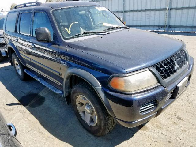 JA4MT21H73J025012 - 2003 MITSUBISHI MONTERO SP BLUE photo 1