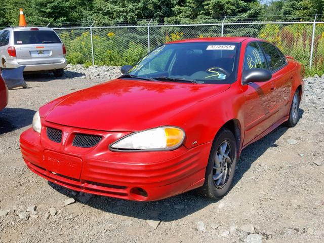 1G2NF52E84C232476 - 2004 PONTIAC GRAND AM S RED photo 2