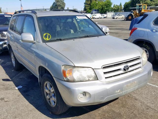 JTEEP21A040066263 - 2004 TOYOTA HIGHLANDER SILVER photo 1