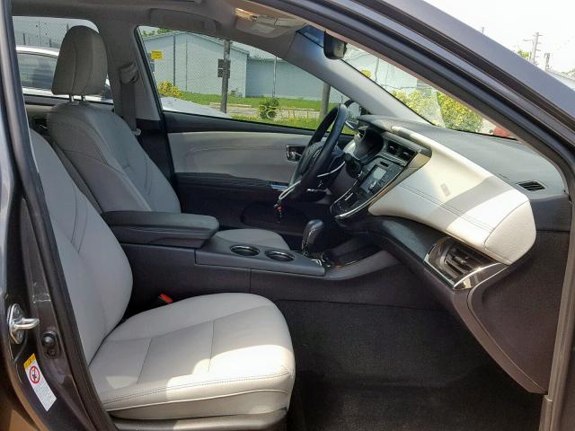 4T1BK1EB0JU289180 - 2018 TOYOTA AVALON XLE GRAY photo 5