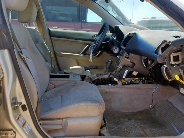 4S4BP61C457379563 - 2005 SUBARU LEGACY OUT GREEN photo 5