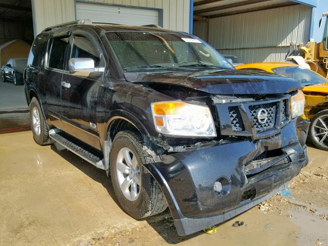 5N1BA08D48N633317 - 2008 NISSAN ARMADA SE BLACK photo 1