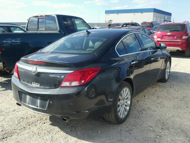 2G4GS5EV3D9249264 - 2013 BUICK REGAL PREM BLACK photo 4