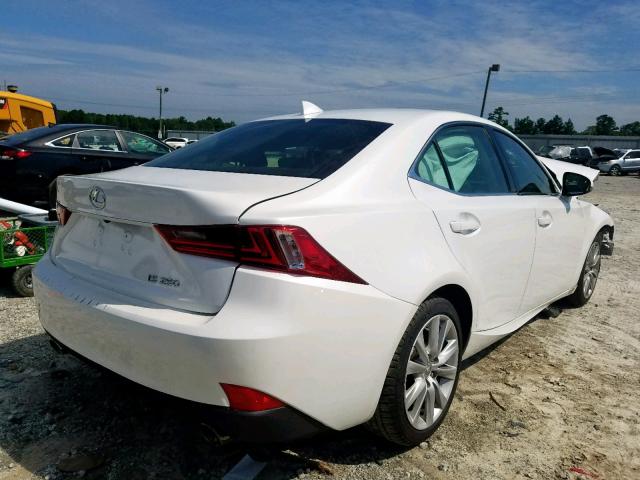 JTHBF1D23E5042728 - 2014 LEXUS IS 250 WHITE photo 4