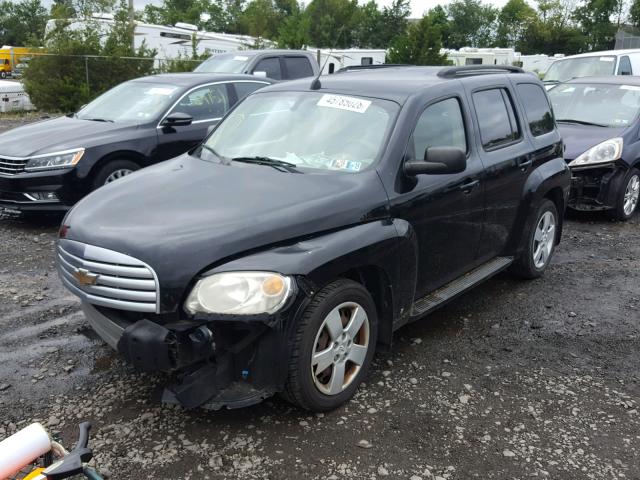 3GNDA13D18S568546 - 2008 CHEVROLET HHR LS BLACK photo 2