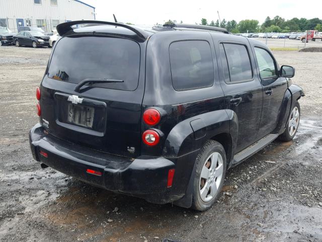 3GNDA13D18S568546 - 2008 CHEVROLET HHR LS BLACK photo 4