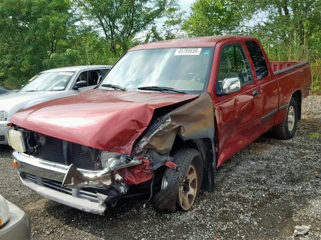 JT4TN14D1V0036093 - 1997 TOYOTA T100 XTRAC RED photo 2