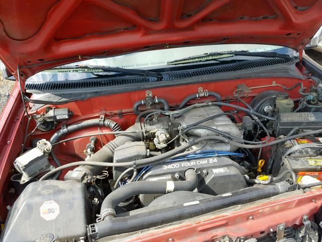 JT4TN14D1V0036093 - 1997 TOYOTA T100 XTRAC RED photo 7