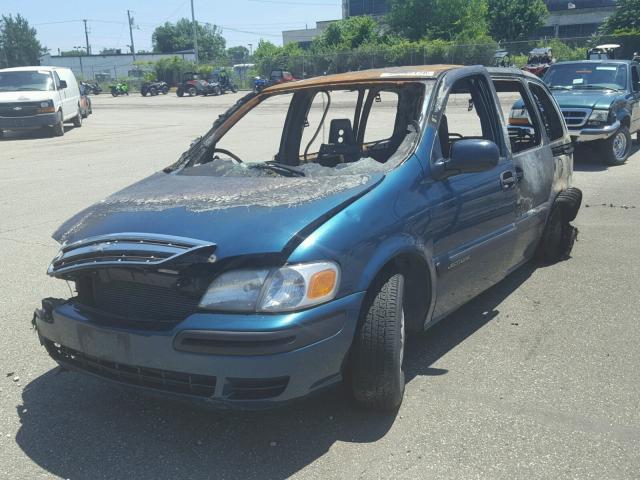 1GNDU03E74D164042 - 2004 CHEVROLET VENTURE TEAL photo 2