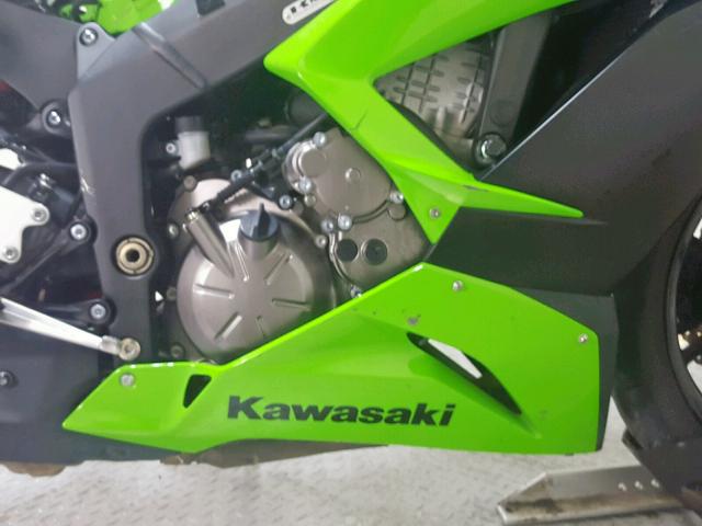 JKBZXJE15EA011674 - 2014 KAWASAKI ZX636 E GREEN photo 11