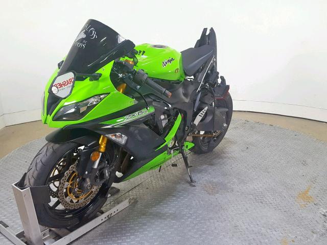 JKBZXJE15EA011674 - 2014 KAWASAKI ZX636 E GREEN photo 4