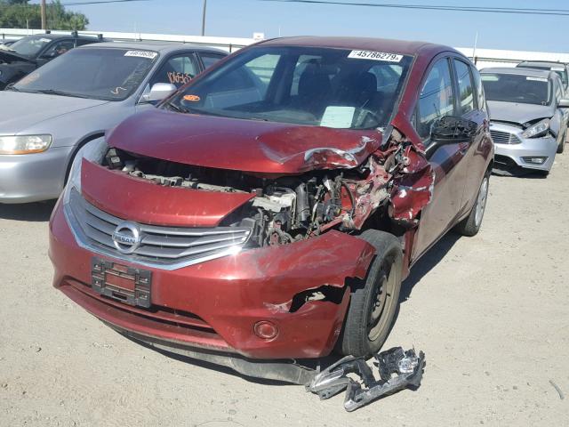 3N1CE2CP4GL373271 - 2016 NISSAN VERSA NOTE BURGUNDY photo 2